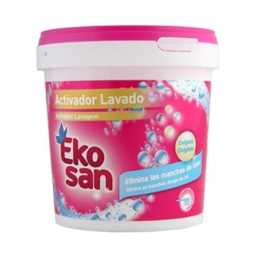 MPL EKOSAN ACTIVADOR DEL LAVADO ROPA COLOR POLVO 750 GR c/12 POTENCIADORES LAVADO